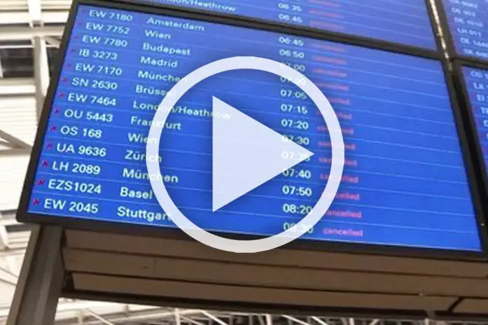 Schon wieder Streik: Welche Flughäfen an diesem Montag betroffen sind