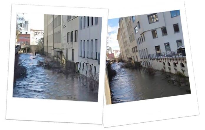 Fotos zeigen Kanu-Unfallstelle an der Hase