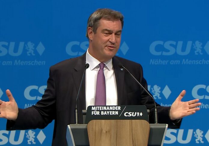 CSU-Parteitag kürt Söder zum Spitzenkandidaten für Landtagswahl