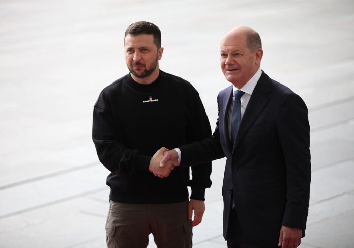 Scholz empfängt Selenskyj im Kanzleramt