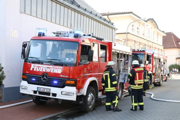 Großeinsatz für die Feuerwehr in Melle-Mitte