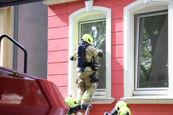 Feuerwehreinsatz am Jahnplatz in Osnabrück.