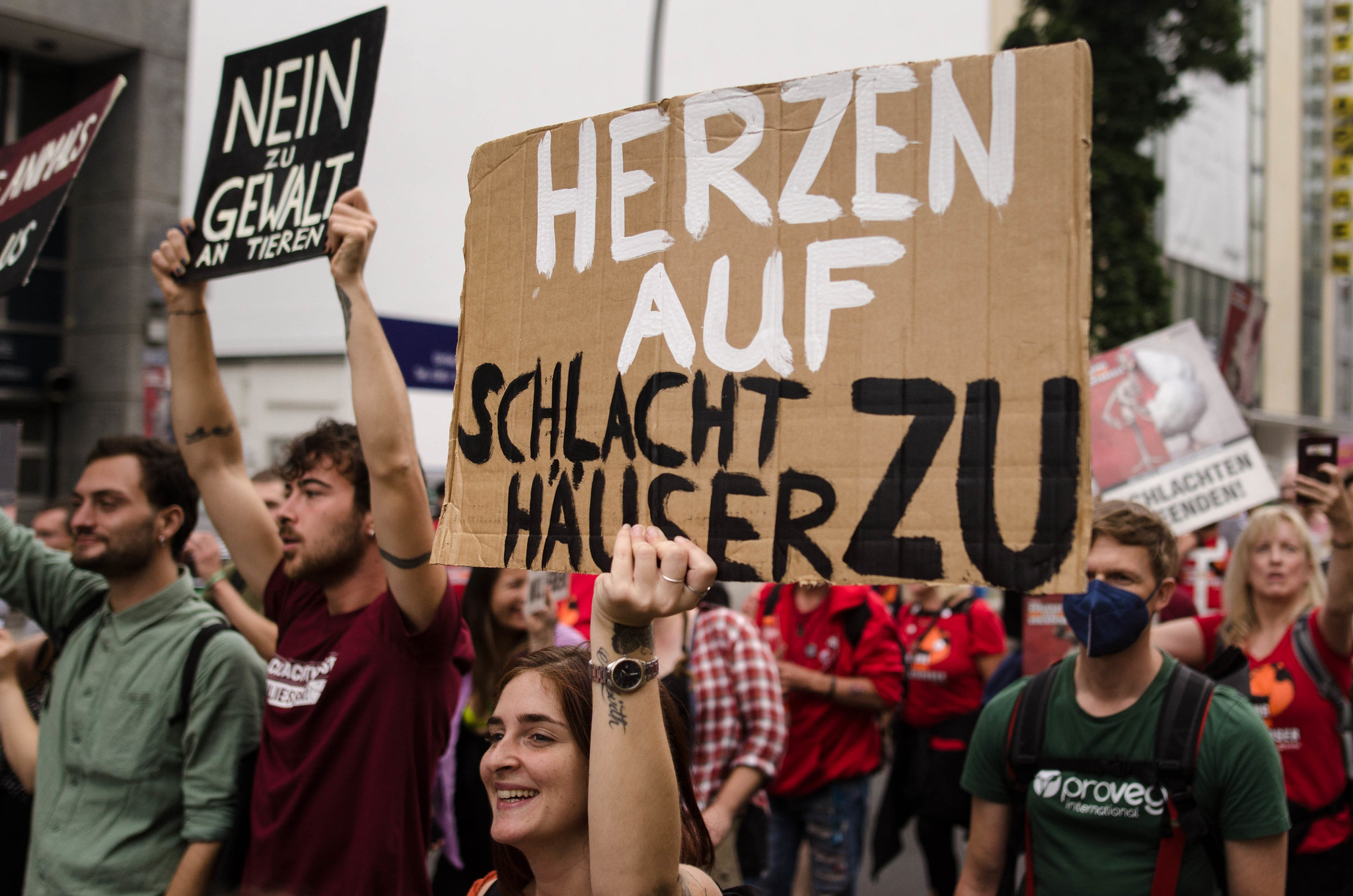 Demo "Schlachthäuser schließen" in Berlin / Foto: ARIWA OWL