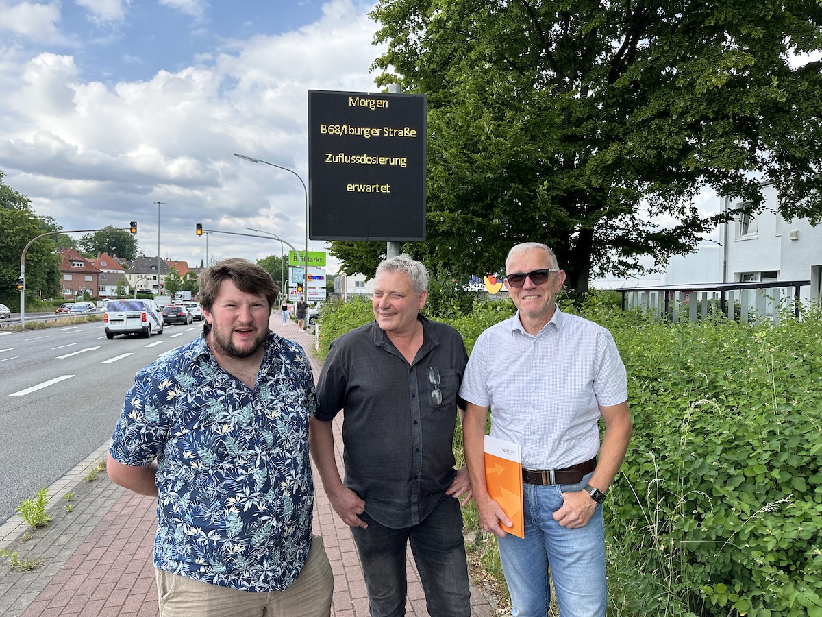 Die drei Spezialisten für die richtige "Dosierung" des Verkehrs in Osnabrück