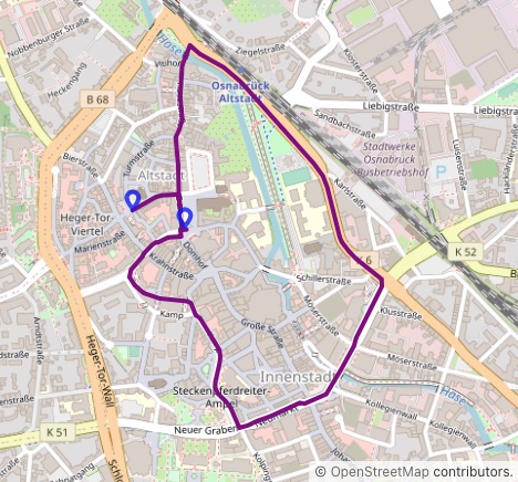 Route des CSD 2023 in Osnabrück