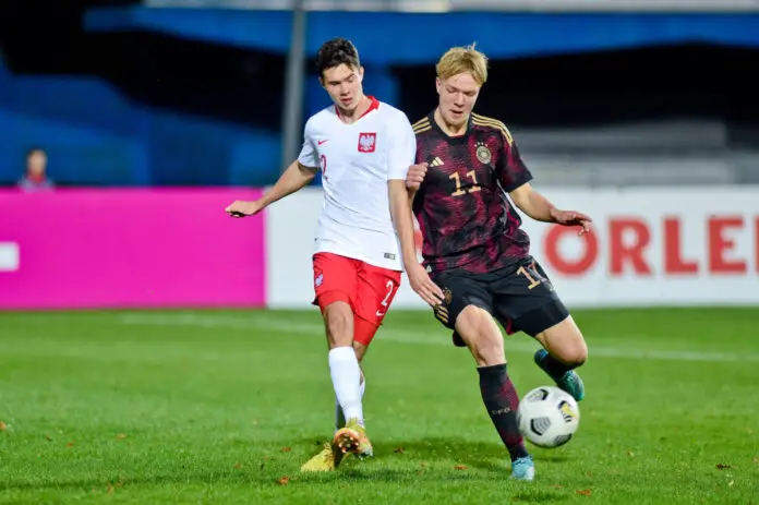 Jakob Wiehe lief bereits für die Junioren-Nationalmannschaft auf. / IMAGO / Newspix