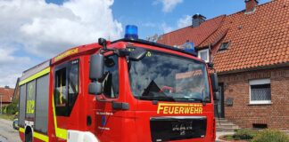Küchenbrand in Bramsche, Löschversuch führt zu Fettexplosion