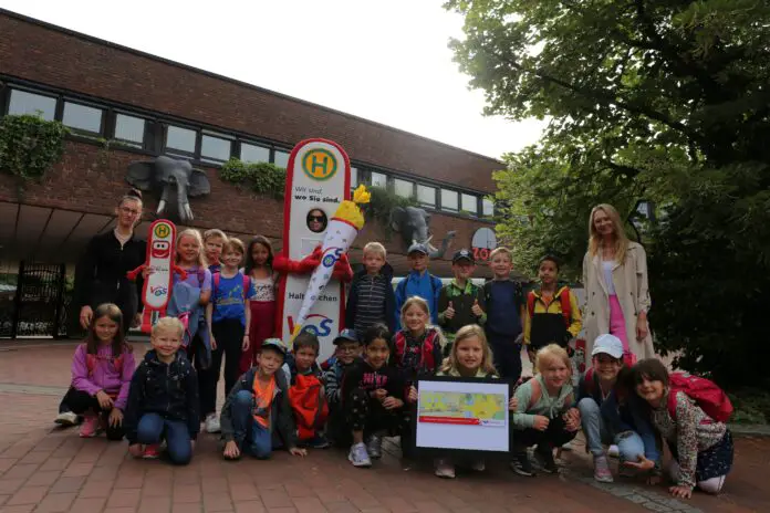 GS Wellingholzhausen Die Gewinnerklasse der Grundschule Wellingholzhausen. / Foto: Verkehrsgemeinschaft Osnabrück