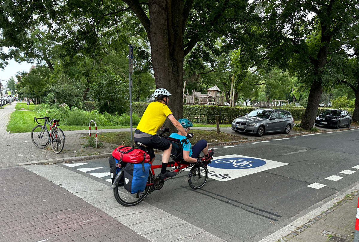 In der Fahrradstraße haben Radfahrer grundsätzlich Vorfahrt