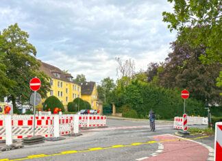 Kommentar: Wer stoppt die Kamikaze-Radfahrer in Osnabrück? Radfahrer in der Baustelle Natruper Straße