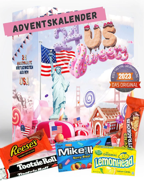 Boxiland US Süßigkeiten Adventskalender