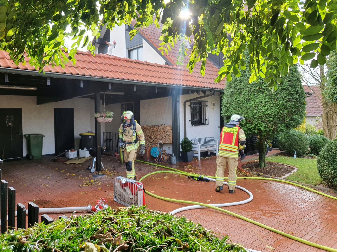 Feuer im Keller eines Wohnhauses in Hagen
