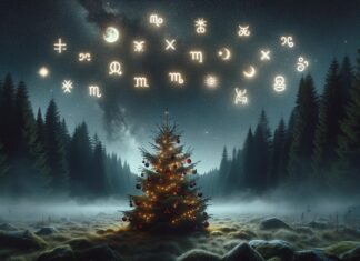 Horoskop vor Weihnachten / KI, Dall-e