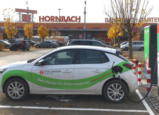 Ladestation bei Hornbach