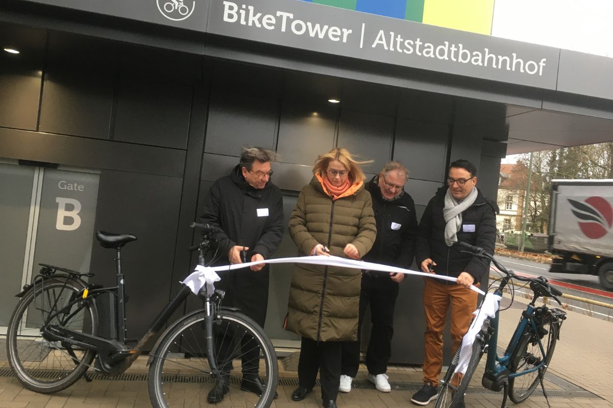 Eröffnung des BikeTowers