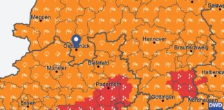 Wetter in Osnabrück, Quelle: DWD 21.12.2023