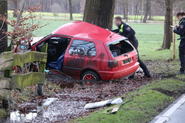 PKW prallt gegen Baum: Fahrer verunglückt tödlich in Ostercappeln