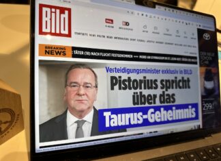 Boris Pistorius bei Bild.de