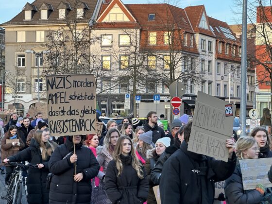 Demonstration "Antifaschistische Mitmachaktion" am 27.01.2024 in Osnabrück