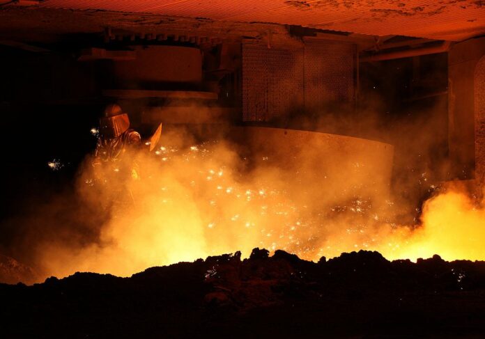 Arbeiter in der Produktion