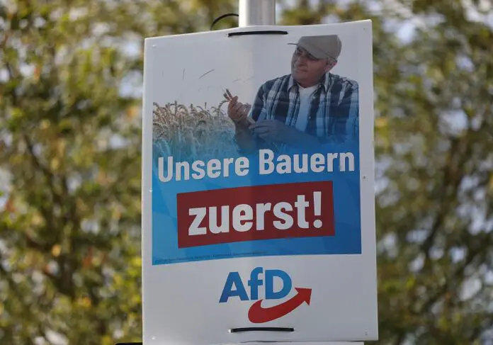 AfD-Wahlplakat "Bauern"