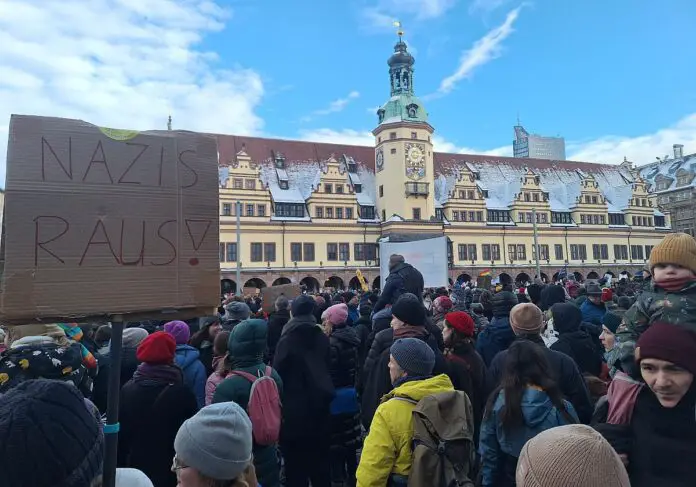 Demo gegen rechts