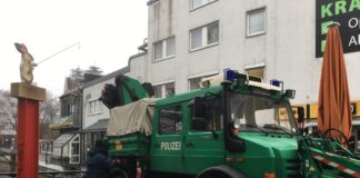 Polizeitaucher in Osnabrück im Einsatz