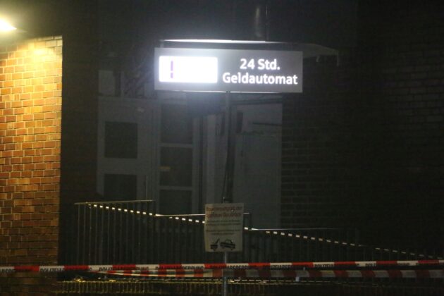 Geldautomat gesprengt in Wallenhorst