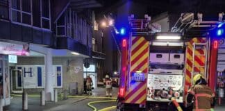 Feuerwehreinsatz am Nikolaizentrum Osnabrück