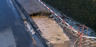 Wasserrohrbruch in Buer