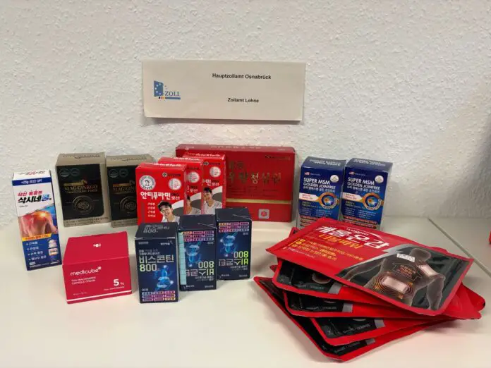 Arznei aus Asien. / Foto: Hauptzollamt Osnabrück Arznei aus Asien. / Foto: Hauptzollamt Osnabrück
