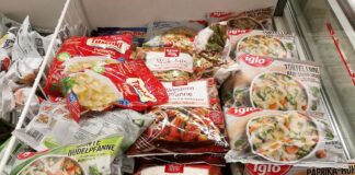 Tiefgekühltes Fertigessen