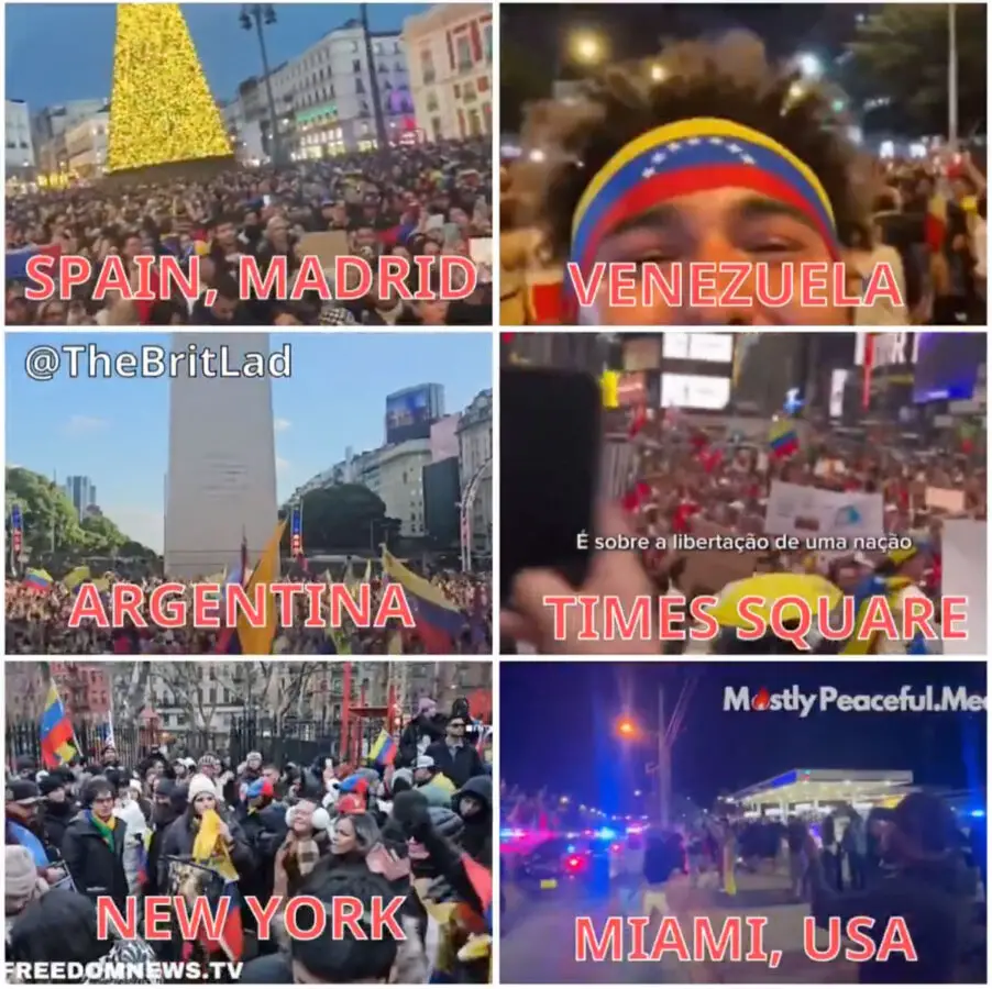 Venezolaner feiern das Ende der sozialistischen Diktatur