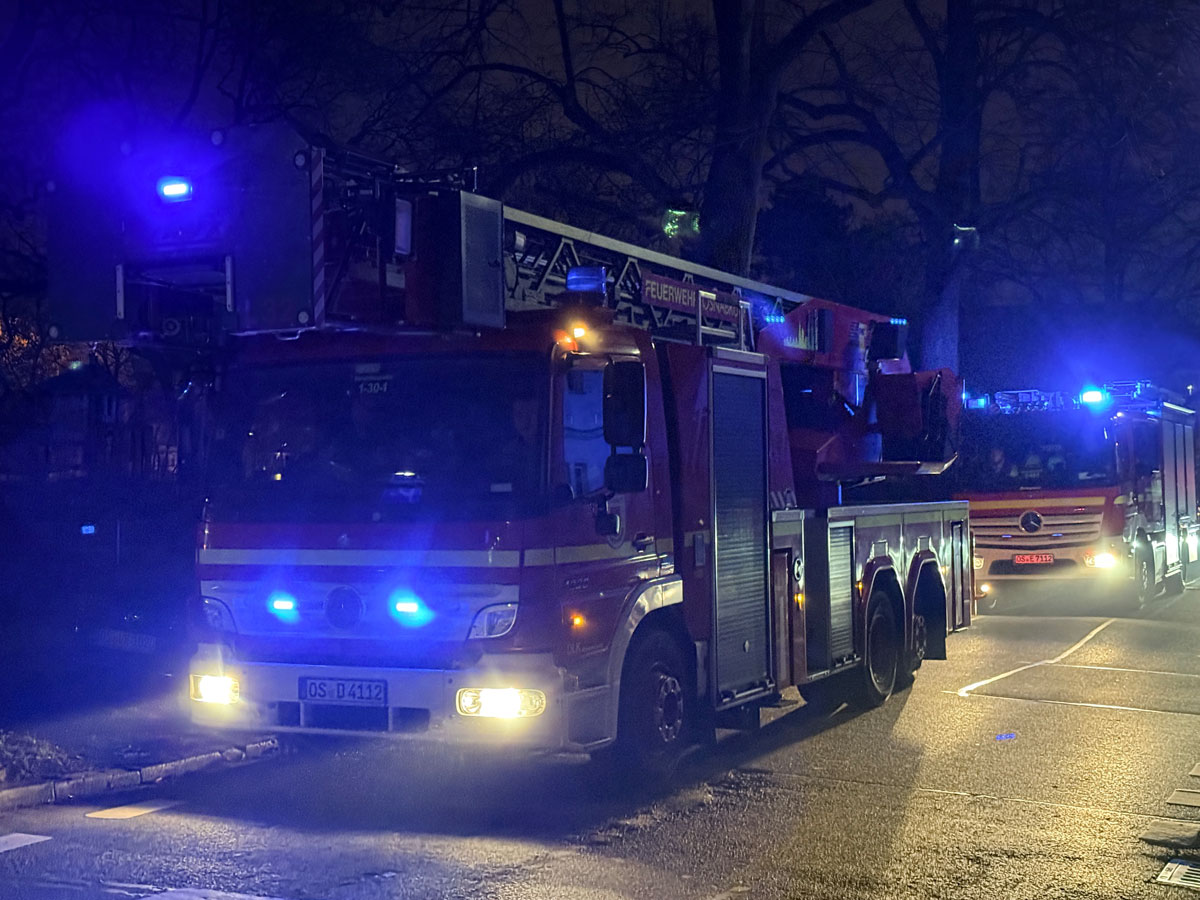 Feuerwehr sucht nach „Flammen“ in der Osnabrücker Wüste Feuerwehreinsatz in der Osnabrücker Wüste