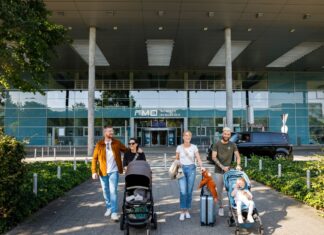 Rund 92.000 Fluggäste: Herbstferien sorgen für regen Betrieb am FMO Terminal des FMO. / Foto: Flughafen Münster/Osnabrück