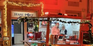 der "Heisse Hase" beim Advent in der Altstadt Osnabrück