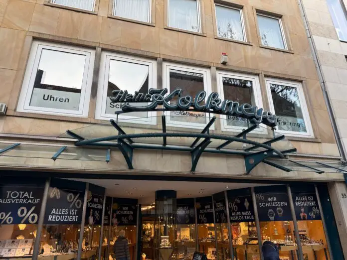 Heinr. Kolkmeyer in der Großen Straße. / Foto: Hannah Meiners