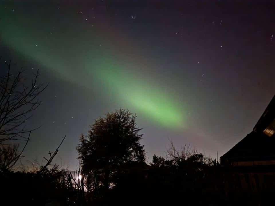 Polarlichter über dem Osnabrücker Land (20.01.2025)