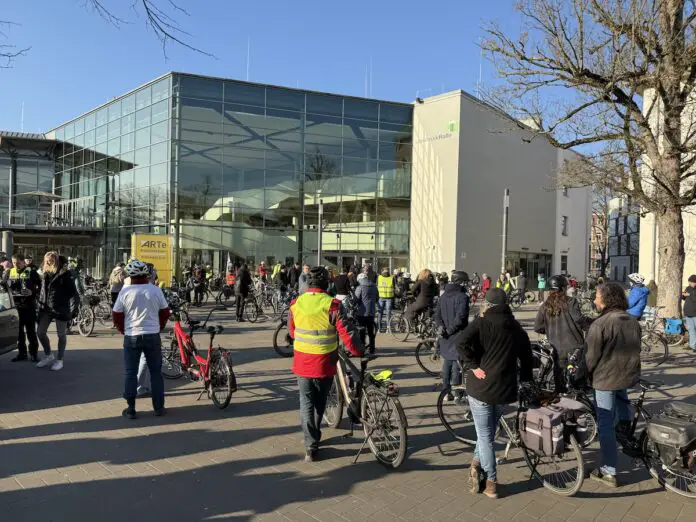 Fridays For Future Fahrraddemo (16.3.2025) / Pohlmann