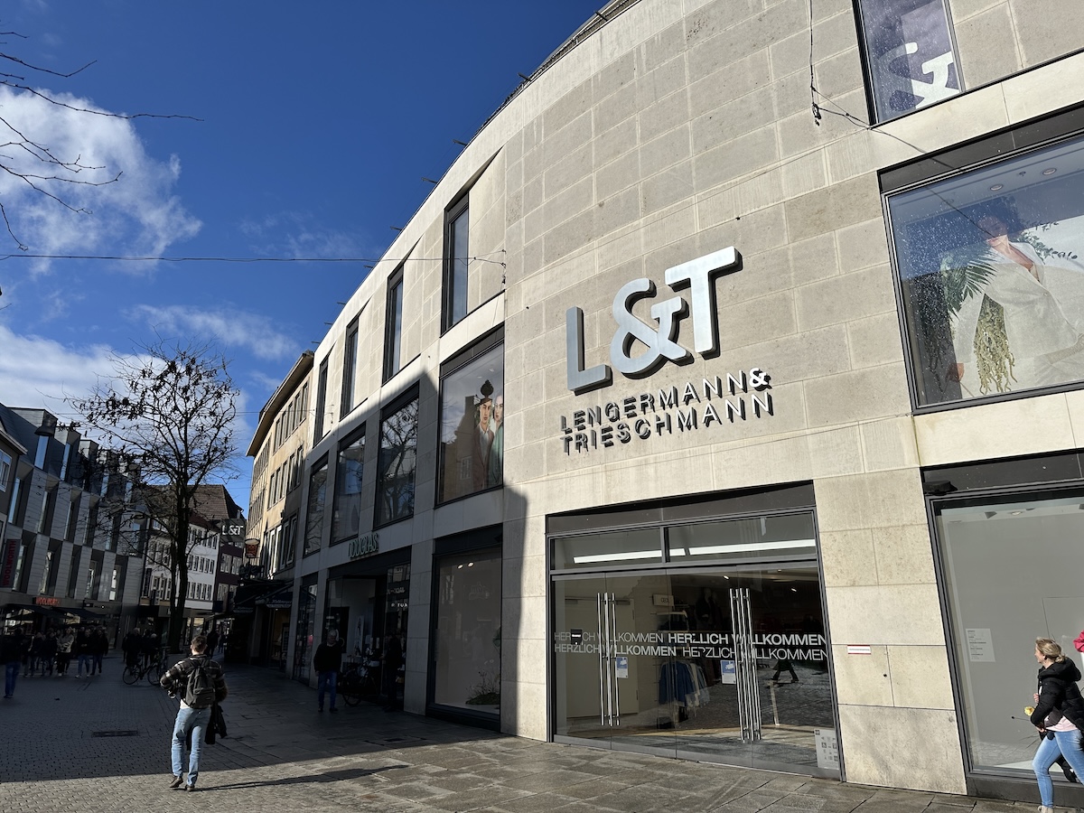 Gescheiterte Hoffnung aus Osnabrück: L&T-Tochter Wormland schließt alle Filialen L&T in der Großen Straße in Osnabrück.
