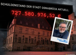 Kommentar: Die Osnabrücker Schuldenuhr dreht sich 2026 immer schneller Kommentar zu Osnabrücker Schuldenuhr