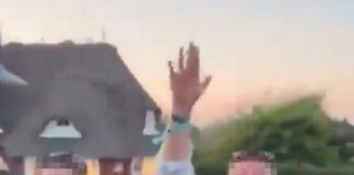 Hitlergruß vor Pony Club auf Sylt / Screenshot: X