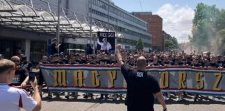 Ungarn-Fans in Stuttgart