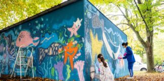 Bunte Unterwasserwelt mitten im Quartier Dodesheide