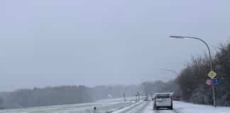 Winterliche Straße in Osnabrück. / Foto: Pohlmann