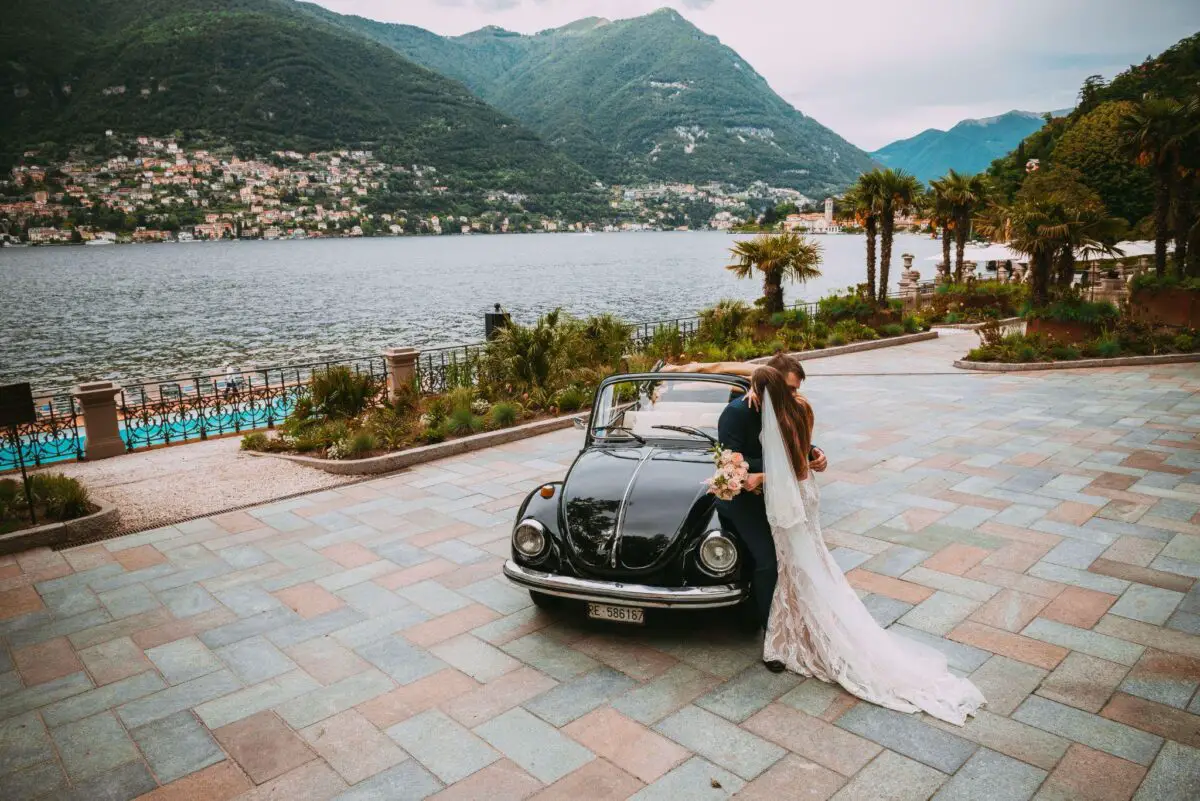 Hochzeit mit Cabrio